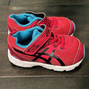 Asics Kids Shoes Red Sz6